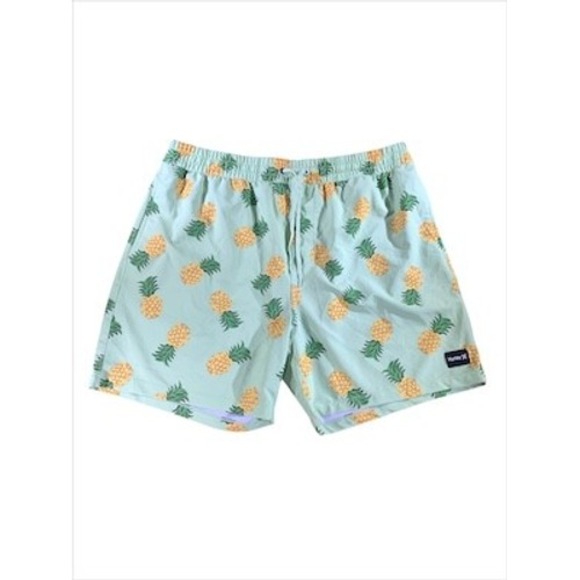 Hurley XL Volley Style Swim Shorts Mens 17" Pineapple - Picture 1 of 5